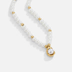Vintage Gouden Parel Ketting