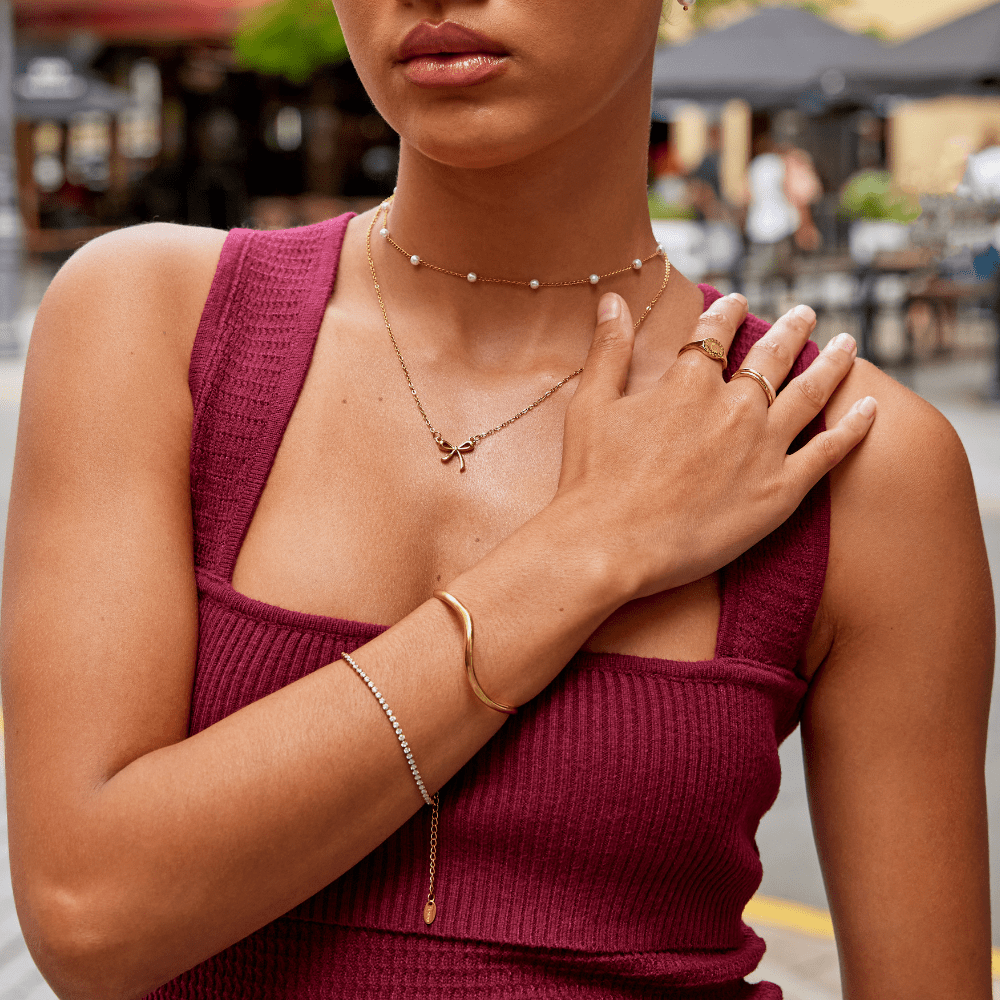 Wave Gouden Armband