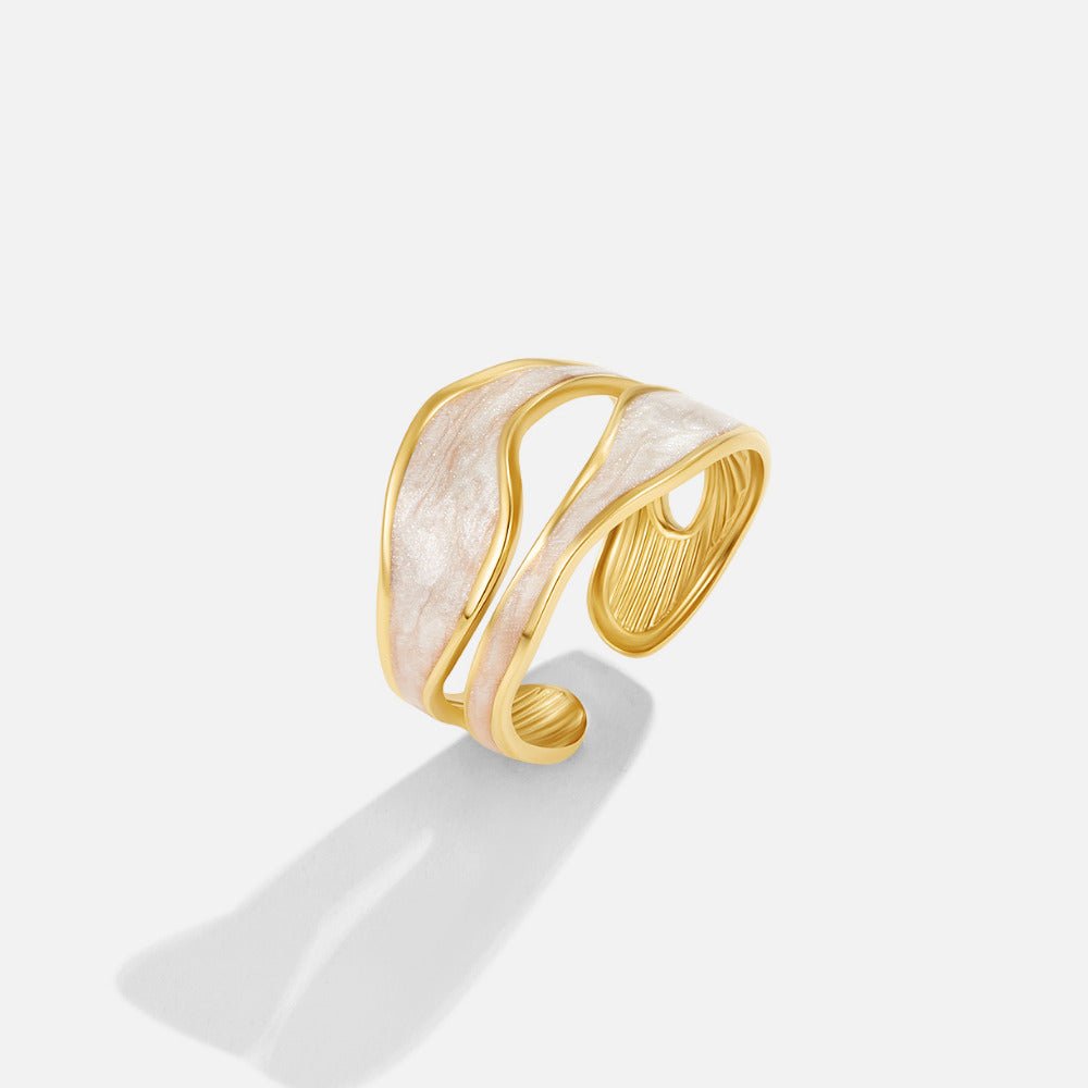 Wave Sahara Gouden Ring Hoofdafbeelding