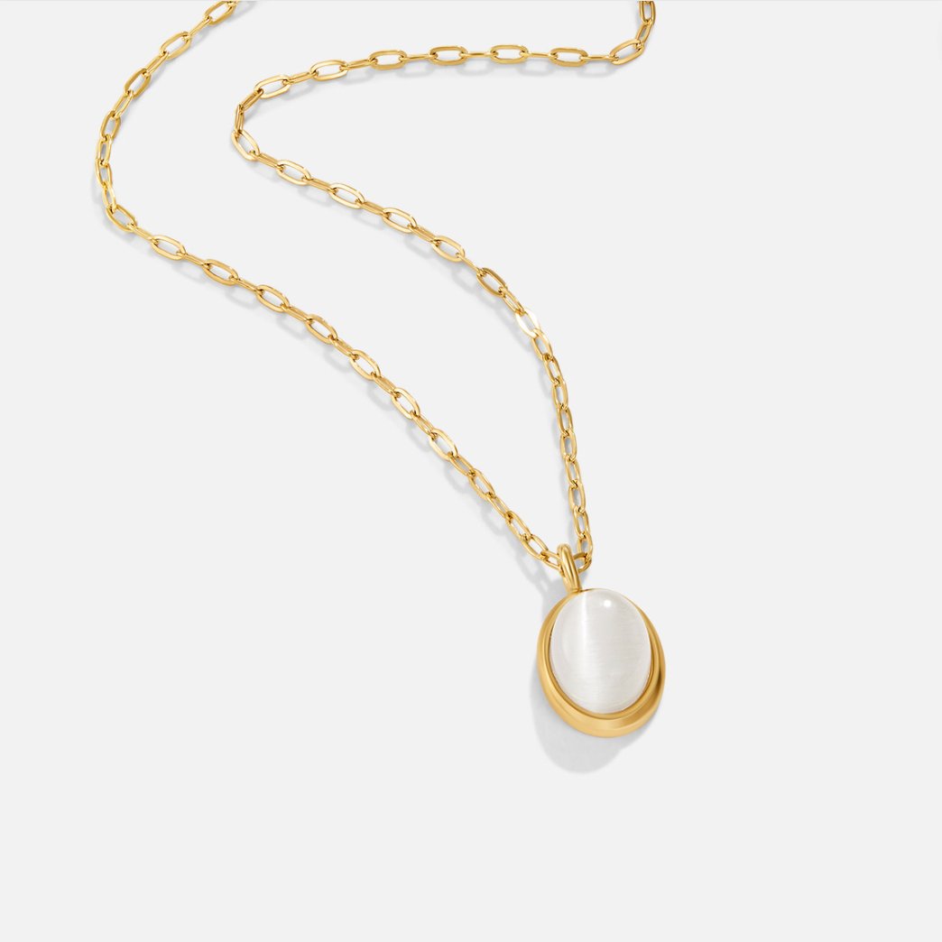 Witte Opaal Ketting