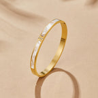 Witte Sahara Gouden Armband