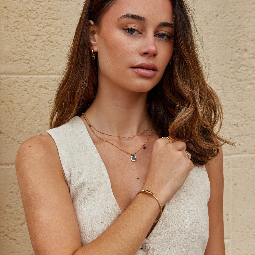 Yuri Gouden Bead Armband