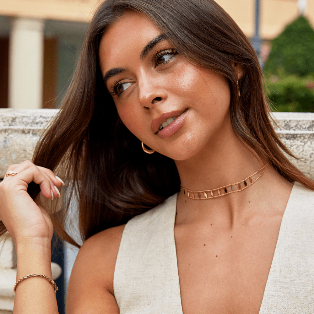 Zara Gouden Choker Hoofdafbeelding