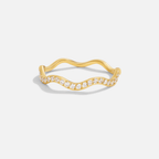 Zenya Kristallen & Gouden Wave Ring