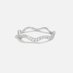 Zenya Kristallen & Zilveren Wave Ring