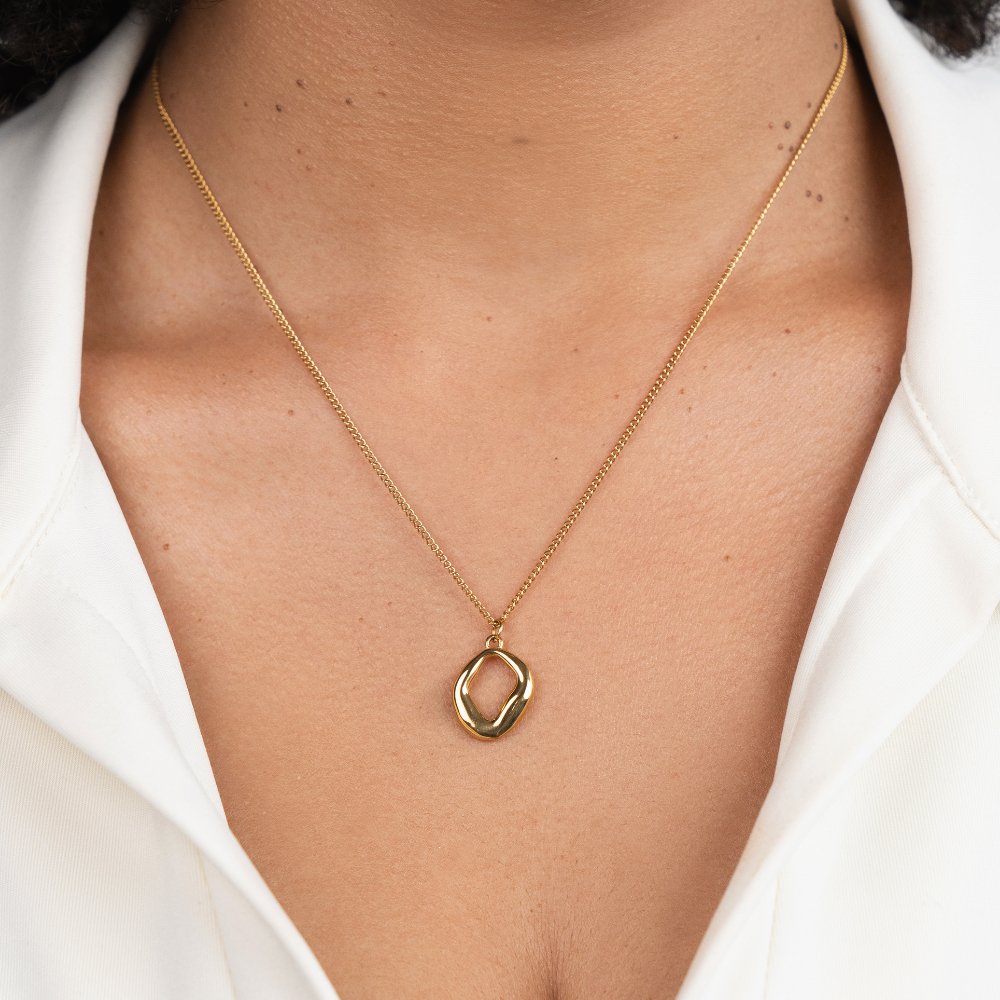 Zola Geometric Gouden Ketting Secundaire afbeelding