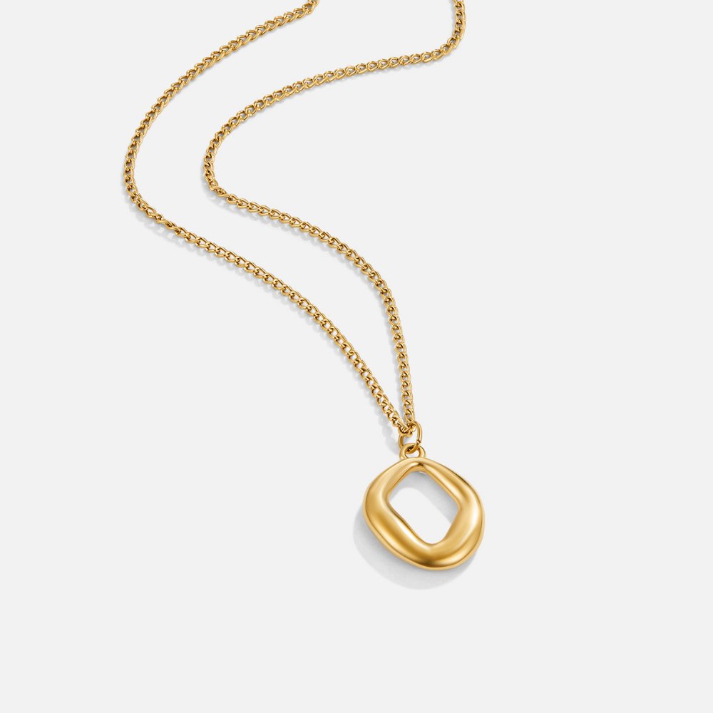 Zola Geometric Gouden Ketting Hoofdafbeelding